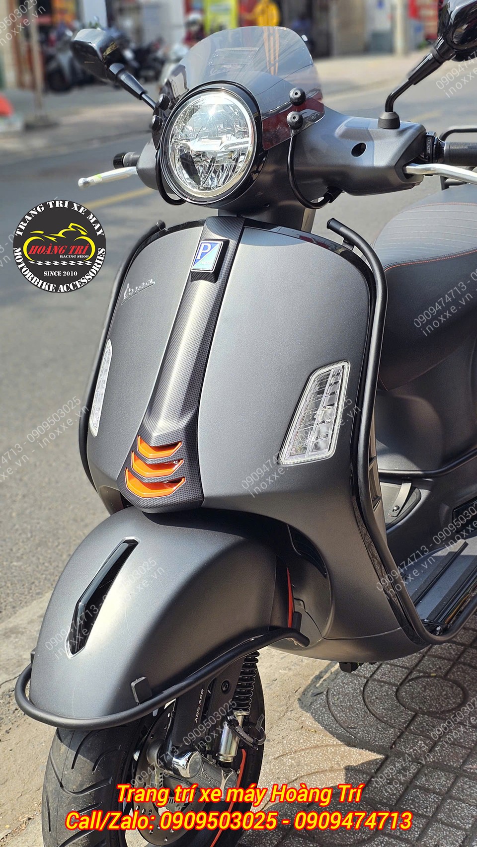 Kính chắn gió cho xe Vespa GTS/Vespa LX/Medley - HTR